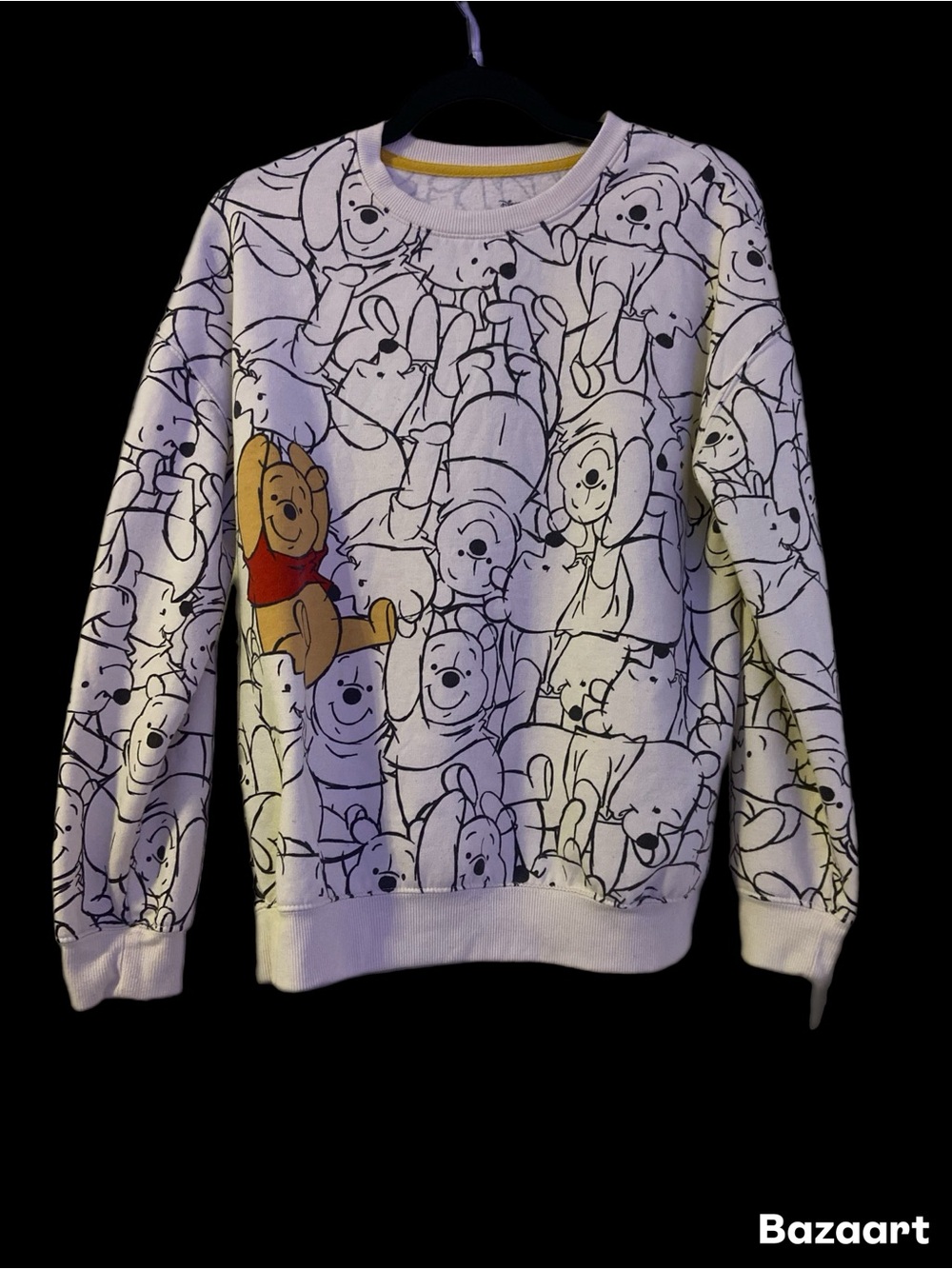 Winnie the Pooh White Graphic Sweatshirt - Women's Sweater Official Disney
